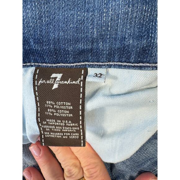 7 Seven For All Mankind Men’s Jeans 32x32 Austyn Relaxed Straight Blue Denim - Picture 6 of 6